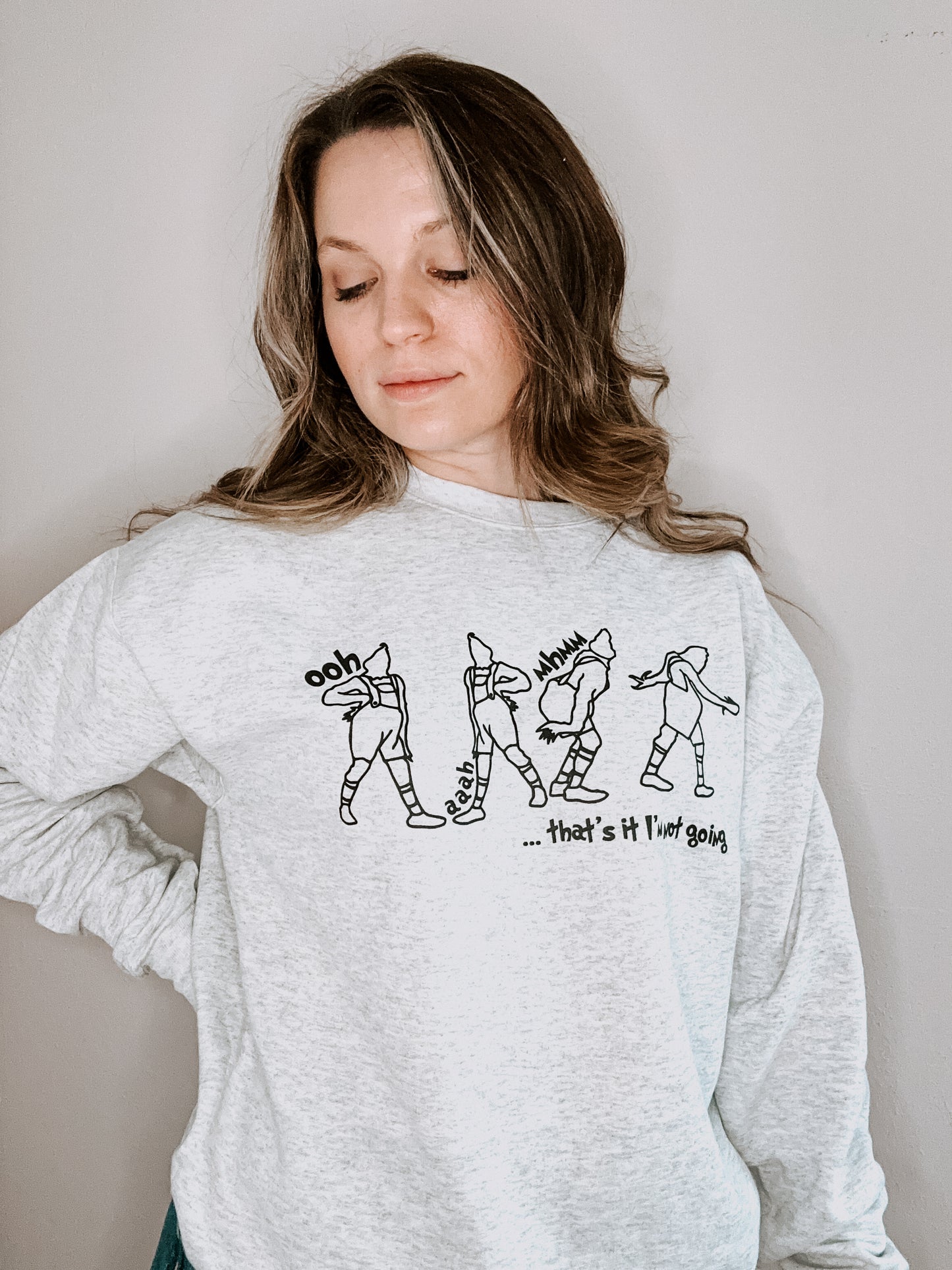 …I’m not going Crewneck