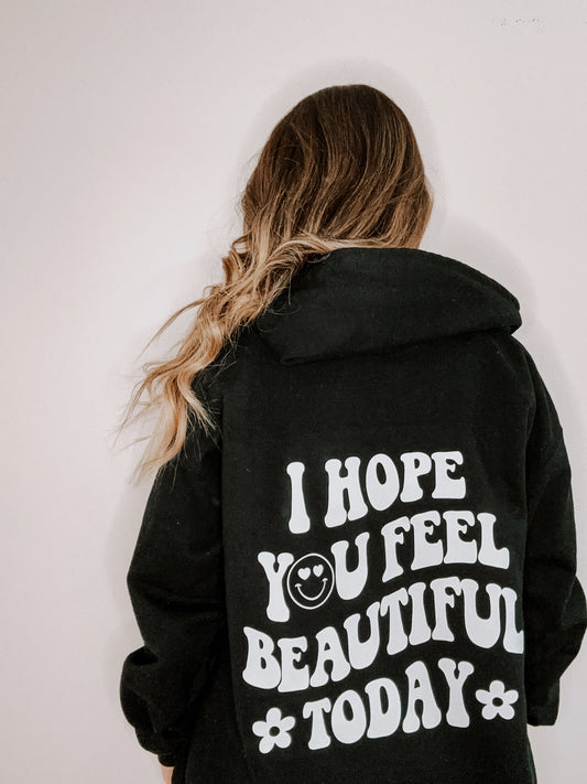 Feel Beautiful *black crewneck sweatshirt only for sale*