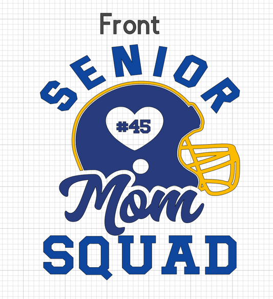 M-E Senior Mom Squad t-shirt