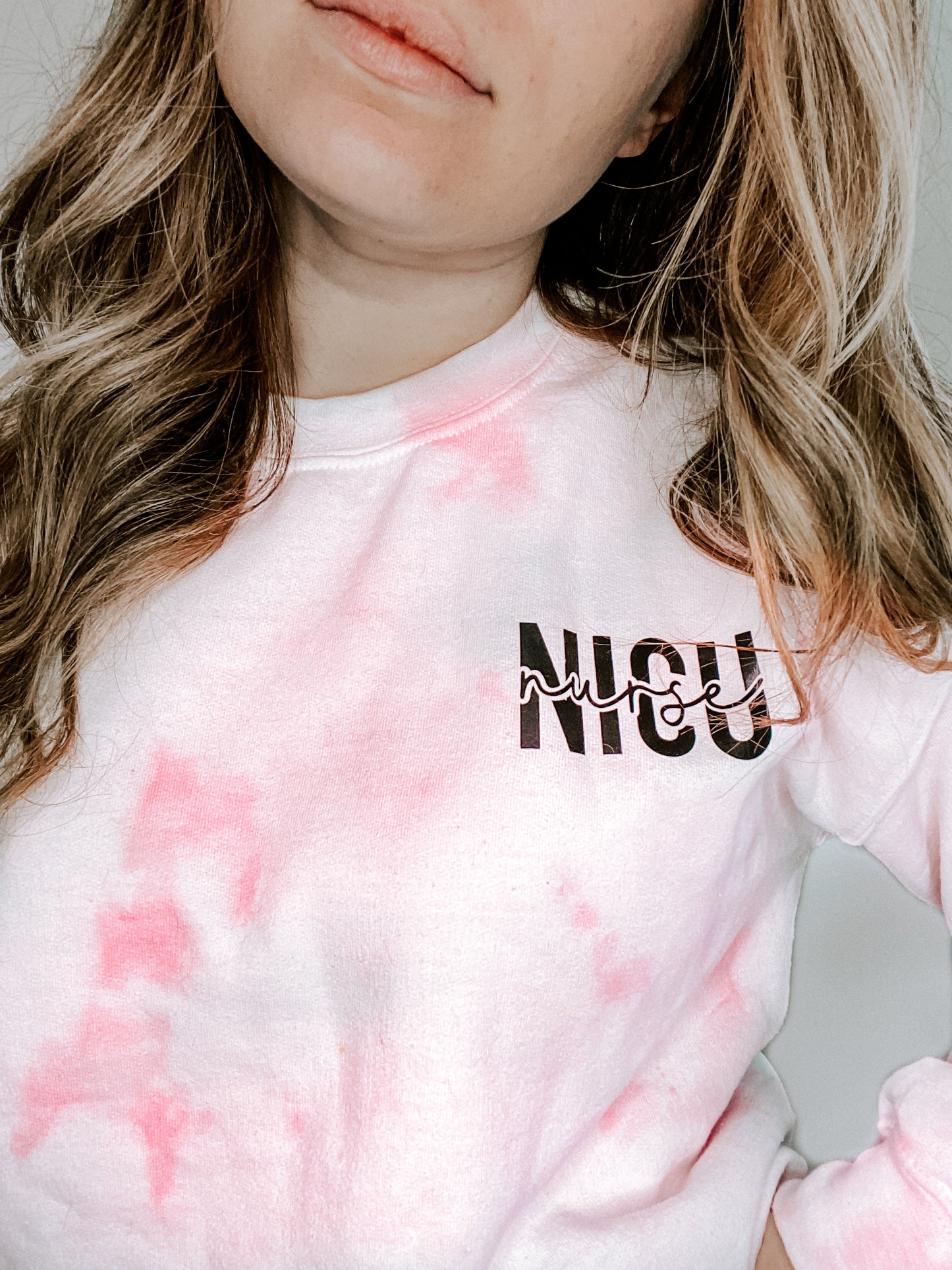 Nurse Tie Dye Crewneck